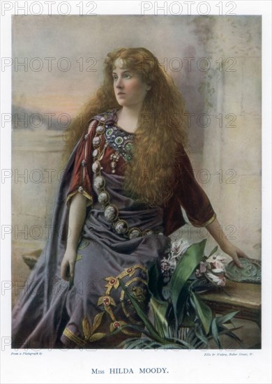 Hilda Moody, British actress, 1901.Artist: Ellis & Walery