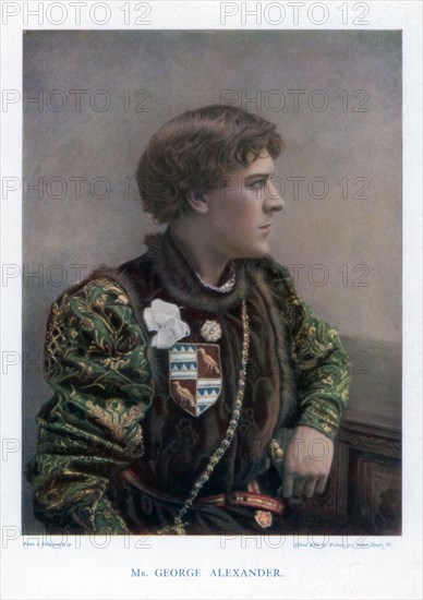 Sir George Alexander, English actor and theatre manager, 1901.Artist: Ellis & Walery