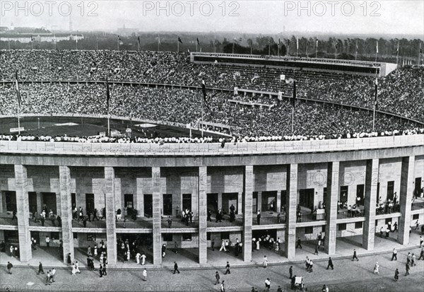 Olympic stadium, Berlin, 1936. Artist: Unknown