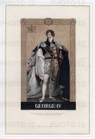 George IV, King of Great Britain and Ireland.Artist: A Krausse