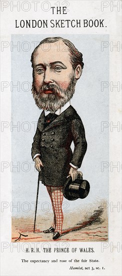 Albert Edward, Prince of Wales, 1874.Artist: Faustin