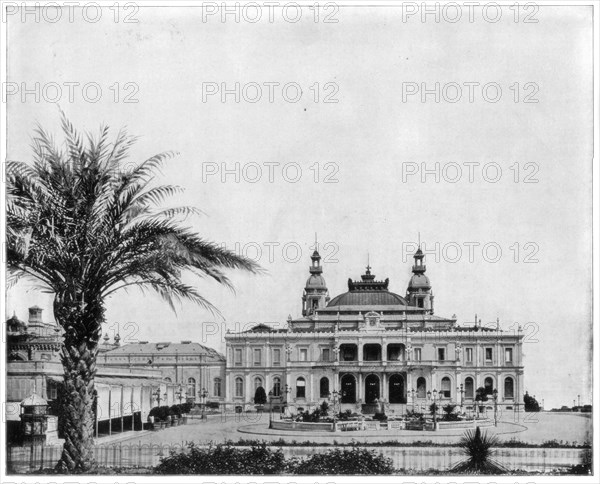 Casino, Monte Carlo, late 19th century.Artist: John L Stoddard