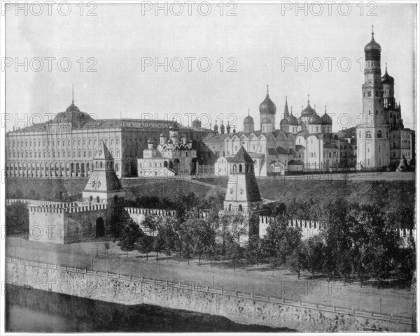 The Kremlin, Moscow, late 19th century. Artist: John L Stoddard