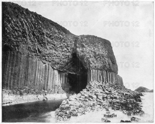 Fingal's Cave, Scotland, late 19th century. Artist: John L Stoddard