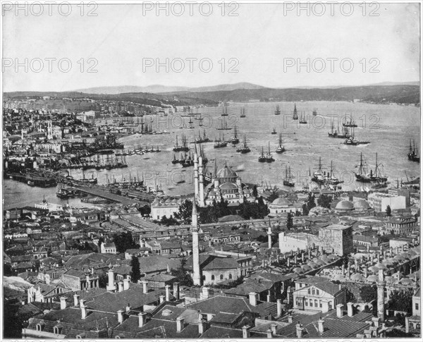 Constantinople and the Bosphorus, Turkey, late 19th century.Artist: John L Stoddard