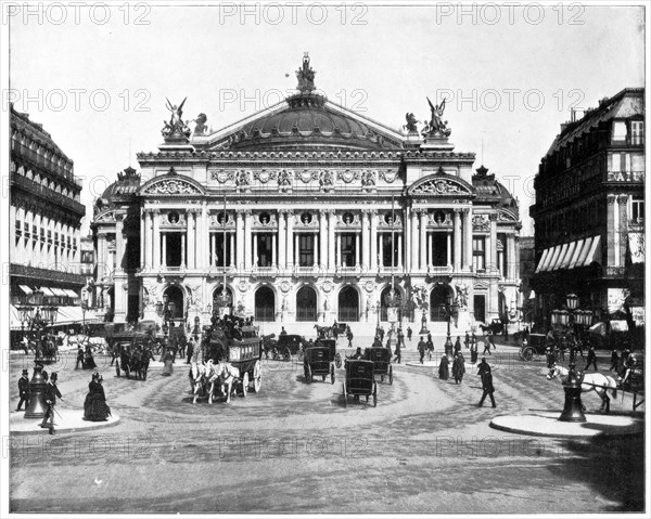 Grand Opera House, Paris, late 19th century. Artist: John L Stoddard