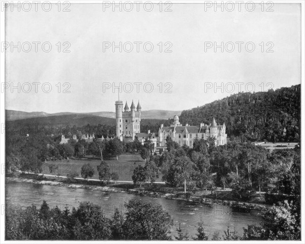 Balmoral Castle, Scotland, late 19th century. Artist: John L Stoddard