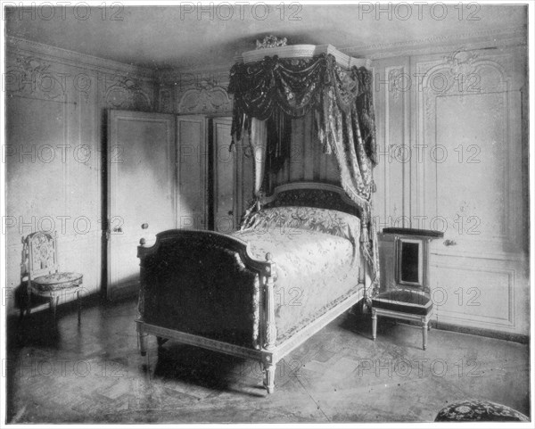 Boudoir of Marie Antoinette, Trianon, Versailles, (late 19th century).Artist: John L Stoddard