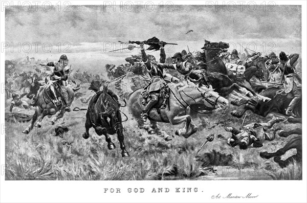 'For God and King, at Marston Moor', 1644, (1893). Creator: Stanley Berkeley.