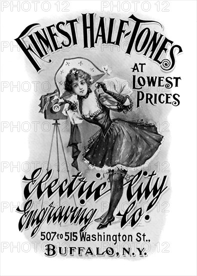 'Finest Half-Tones at Lowest Prices', 1901.Artist: Electric City Engraving Co