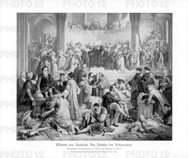 'The Age of the Reformation', (1872), 1900.Artist: Benoist