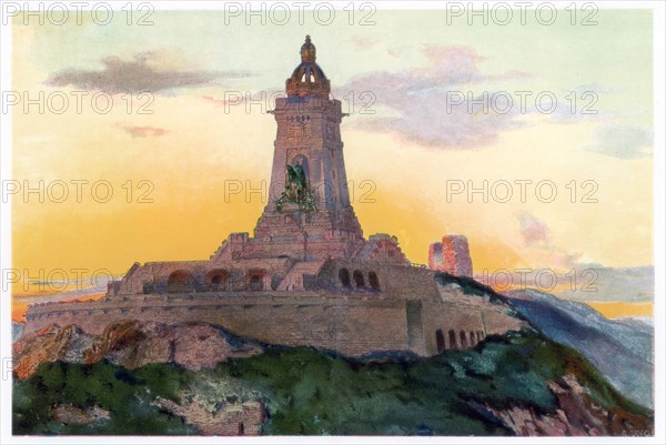 Monument to Kaiser Wilhelm I, (1897), 1900. Artist: Unknown