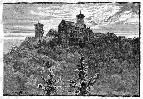 The Castle of Wartburg, 1900. Artist: Unknown