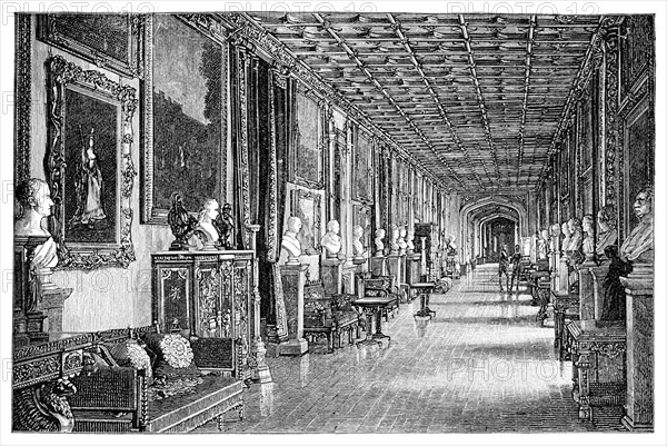 The South East Corridor, Windsor Castle, 1900. Artist: Unknown