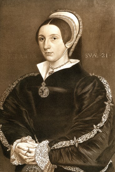 Catherine Howard, fifth wife and Queen of Henry VIII, (1902). Artist: Unknown