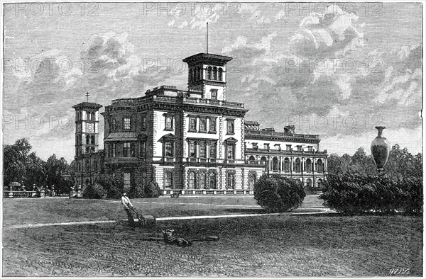 Osborne House, East Cowes, Isle of Wight, 1900. Artist: J Valentine