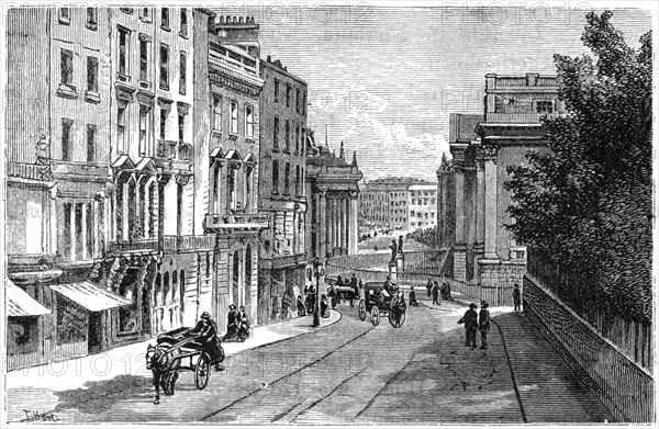 Grafton Street, Dublin, 1900.Artist: T Hart