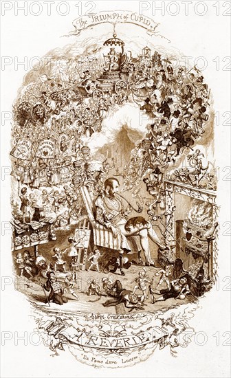 'The Triumph of Cupid', 19th century.Artist: George Cruikshank