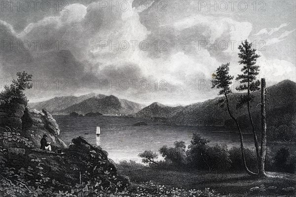 Lake George, New York, 1855. Artist: Unknown