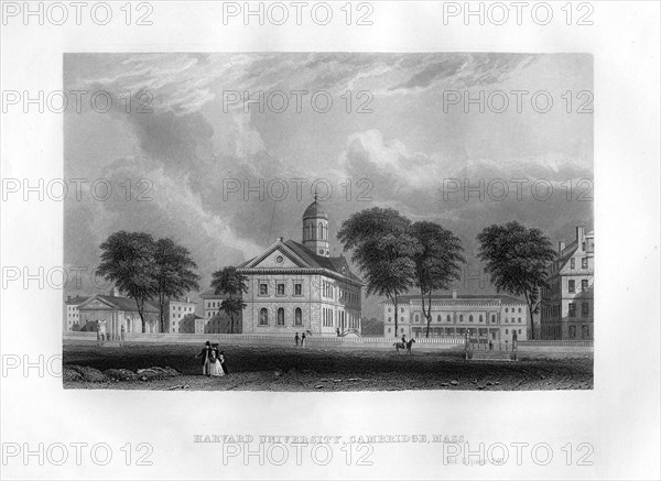 Harvard University, Cambridge, Massachusetts, 1855. Artist: Unknown