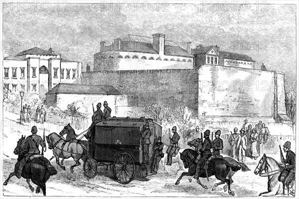 Kilmainham Gaol, Dublin, c19th century. Artist: Unknown