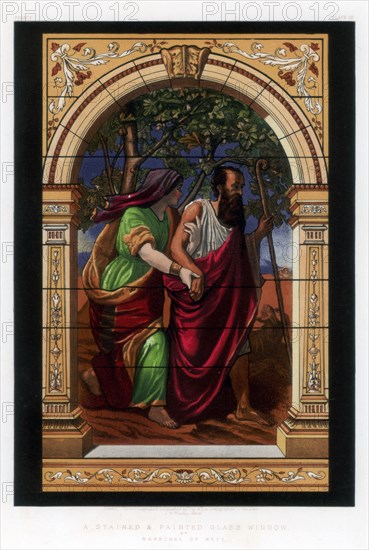 'A Stained and Painted Glass Window', 19th century.Artist: John Burley Waring