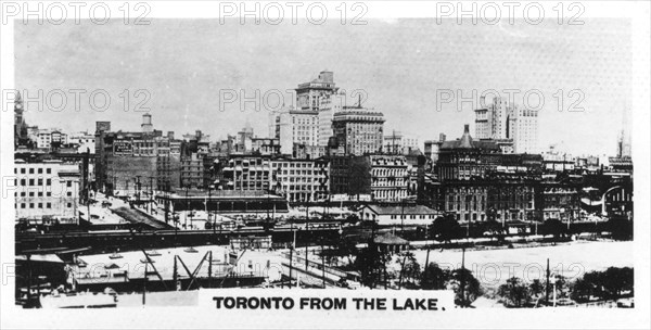 Toronto from the lake, Canada, c1920s. Artist: Unknown