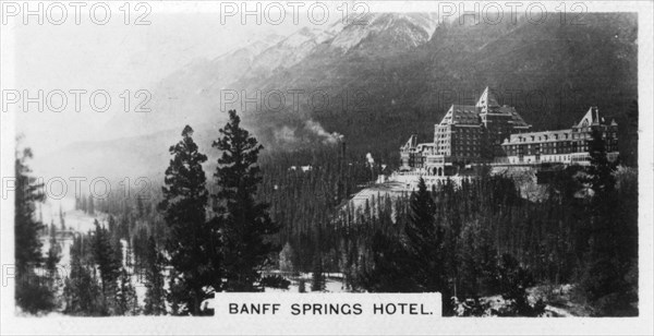 Banff Springs Hotel, Alberta, Canada, c1920s. Artist: Unknown