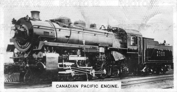 Canadian Pacific passenger engine, Canada, c1920s. Artist: Unknown