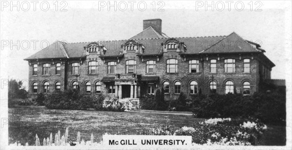 Chemistry building, McGill University, Montreal, Canada, c1920s. Artist: Unknown