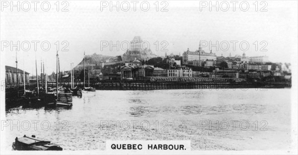 Quebec Harbour, Canada, c1920s. Artist: Unknown