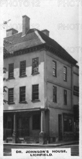 Dr Johnson's house, Lichfield, Staffordshire, c1920s. Artist: Unknown