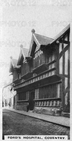 Ford's Hospital, Coventry, West Midlands, c1920s. Artist: Unknown