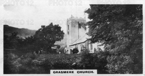 'Grasmere Church', Wordsworth's burial place, Cumbria, c1920s. Artist: Unknown