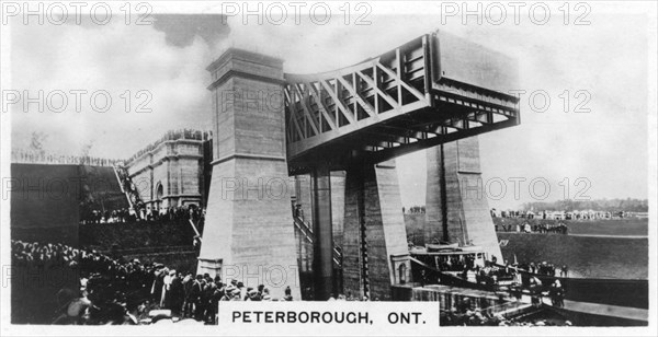 The Peterborough Lift Lock, Ontario, Canada, c1920s. Artist: Unknown