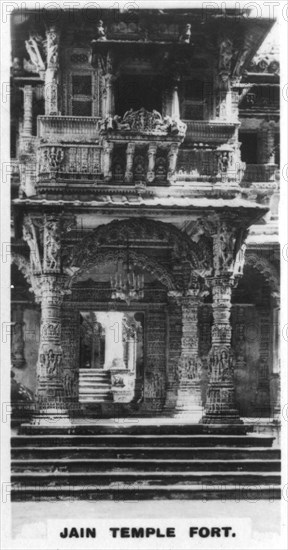 Jain temple fort, Ahmedabad, India, c1925. Artist: Unknown