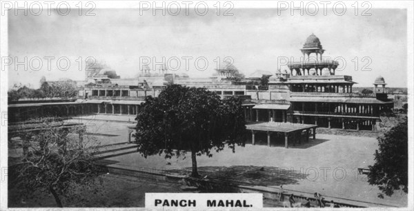 Panch Mahal, Fatehpur Sikri, Agra, India, c1925. Artist: Unknown