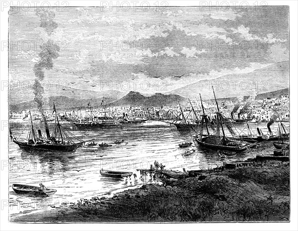 Piraeus, Athens, Greece, c1888. Artist: Unknown