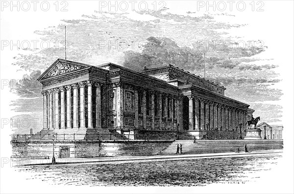 St George's Hall, Liverpool, c1888.Artist: J White