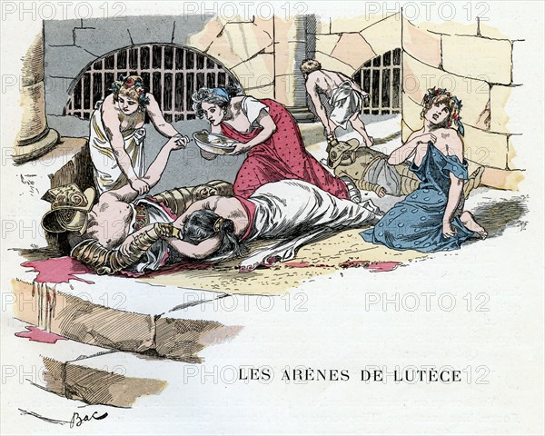 'The Arenas of Lutetia', c1870-1950.Artist: Ferdinand Sigismund Bac