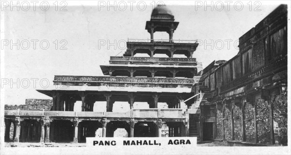 Panch Mahal, Fatehpur Sikri, Agra, India, c1925. Artist: Unknown