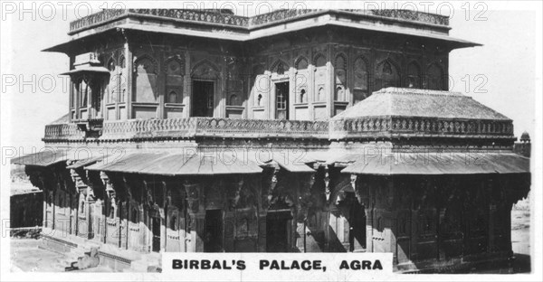 Birbal's Palace, Fatehpur Sikri, Agra, India, c1925. Artist: Unknown