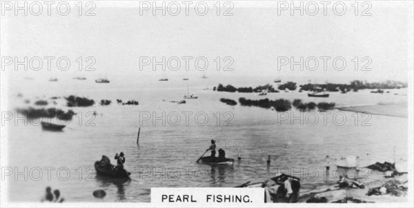 Pearl fishing, Australia, 1928. Artist: Unknown