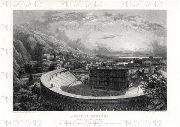 'Ancient Ephesus', Turkey, 1887. Artist: William Richardson