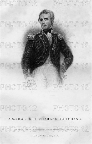 Admiral Sir Charles Brisbane (1769-1829), 1837.Artist: W Greatbatch