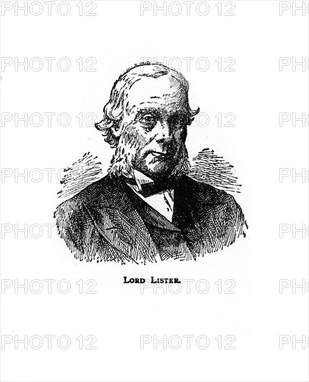 Joseph Lister, British surgeon, (20th century). Artist: Unknown