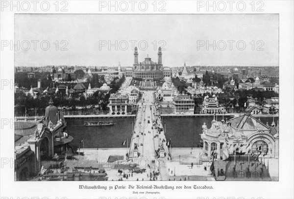 Museum of the Colonies, Trocadero, Paris World Exposition, 1889, (1900). Artist: Unknown