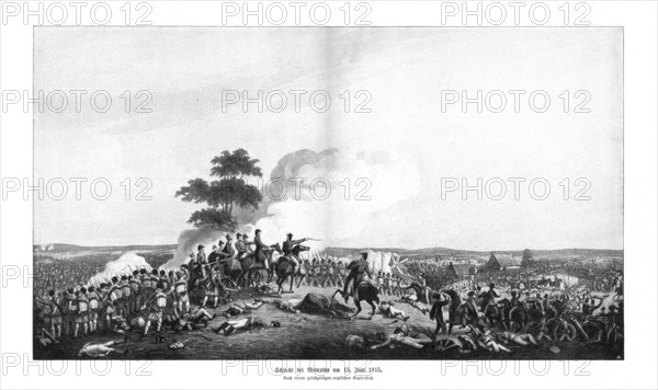 Waterloo Campaign, 15 June 1815, (1900). Artist: Unknown