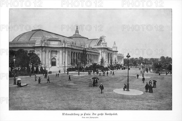 Fine Arts Palace, Paris World Exposition, 1889, (1900). Artist: Unknown