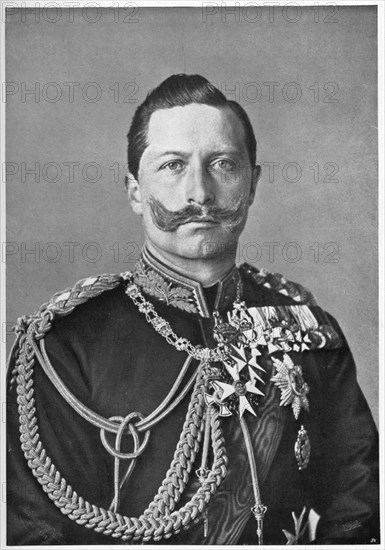 Wilhelm II, Emperor of Germany, 1900.Artist: Reichard & Lindner